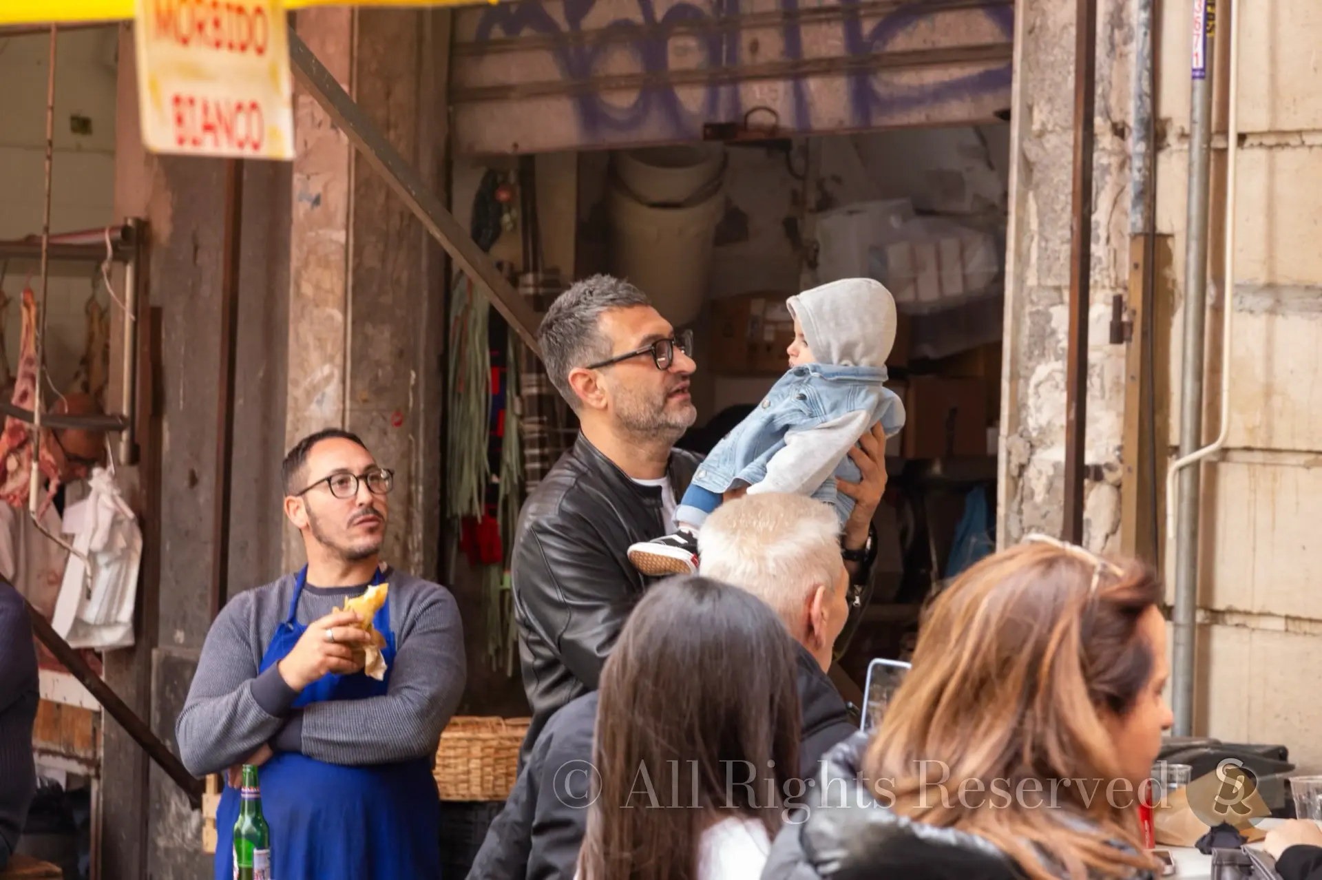 People in Catania, Sicily